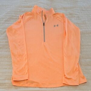 Under Armour Orange Quarter-Zip Top